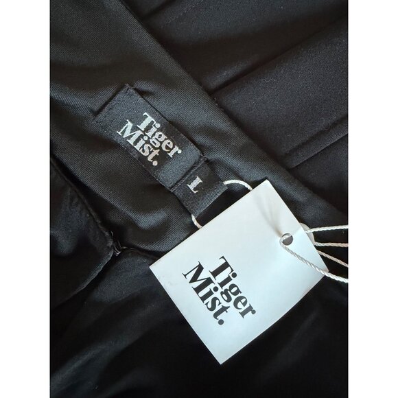 NWT Tiger Mist Black Corset Short Sleeve Crop Top - Picture 5 of 5